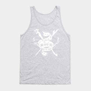 Druid Class - White Design Tank Top